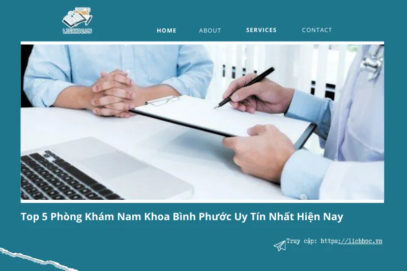 Top 5 phòng khám nam khoa Bình Phước: Chăm sóc sức khỏe toàn diện